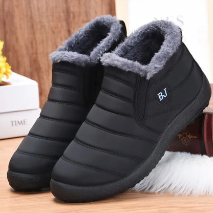 Trendy 2024 Women's Winter Boots - Cozy Slip-On Waterproof Snow Bootie