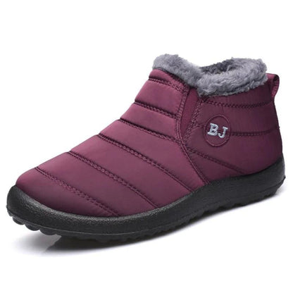 Trendy 2024 Women's Winter Boots - Cozy Slip-On Waterproof Snow Bootie