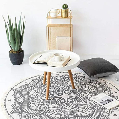 Mirella Bohemian Mandala Tassel Woven Rug