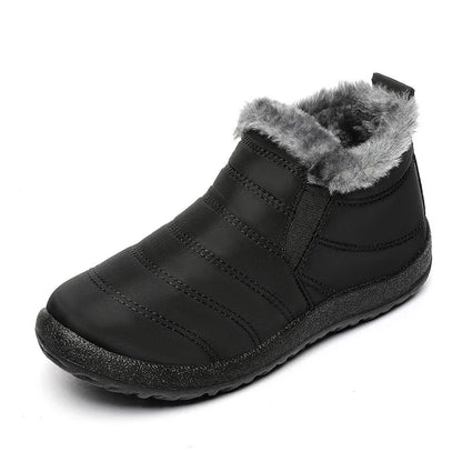 Trendy 2024 Women's Winter Boots - Cozy Slip-On Waterproof Snow Bootie