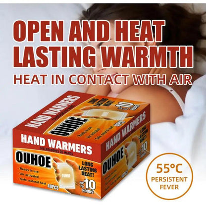 10pcs Self-Heating Hand Warmers - Winter Body & Abdomen Heat Pads