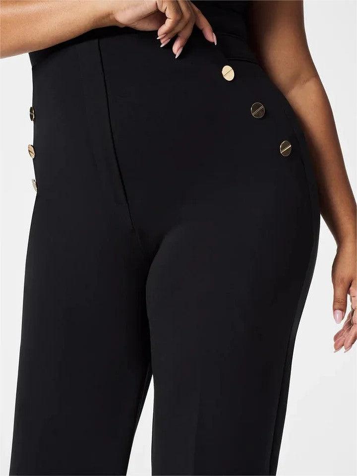 🔥LAST DAY 50% OFF🎁 Tummy Control Button Wide Leg Pant